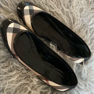 Burberry Nova Check Ballet Flats